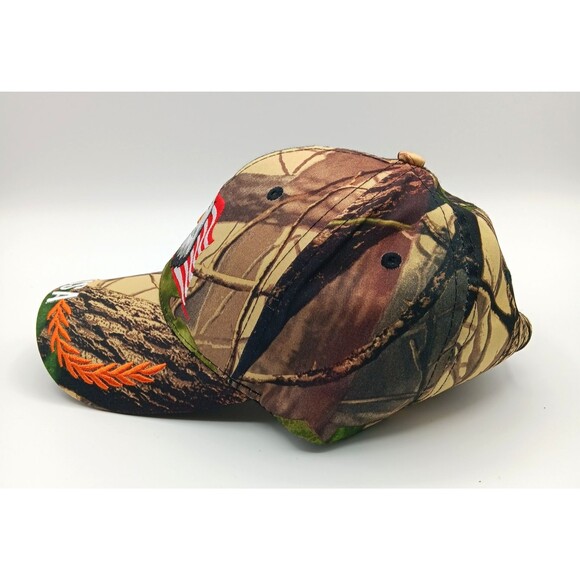 USA American Flag Eagle Patriotic Baseball Hat Cap Trucker Mossy Oak Camo Adjust - Picture 3 of 8